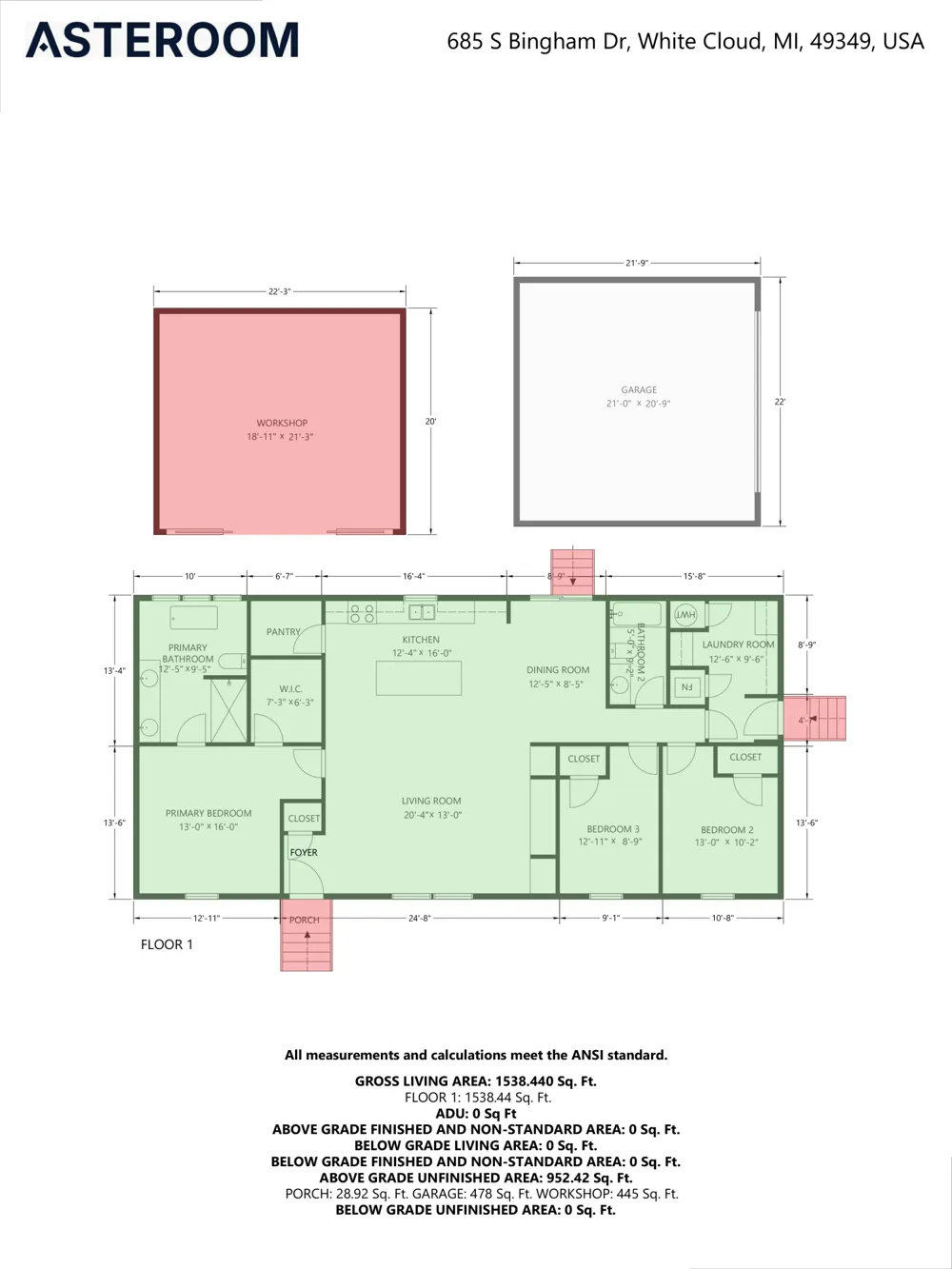 685 S Bingham Avenue White Cloud, MI 49349