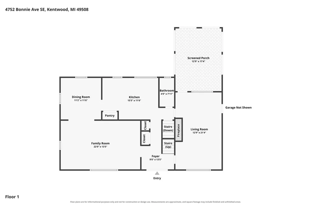 4752 Bonnie Avenue SE Kentwood City, MI 49508