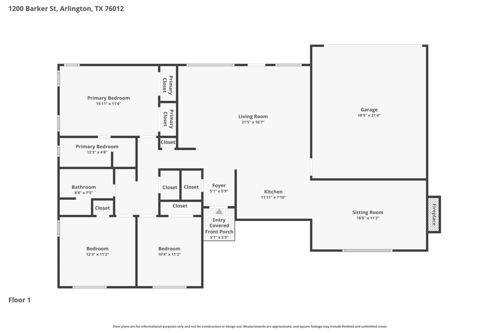 1200 Barker Street Arlington, TX 76012