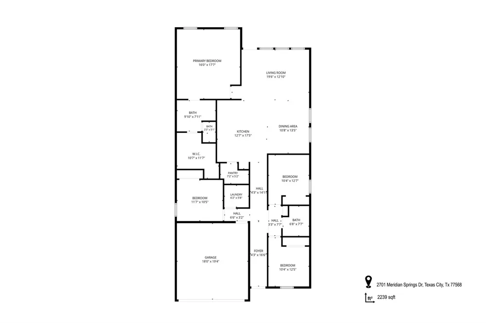 2701 Meridian Springs Drive Texas City, TX 77568