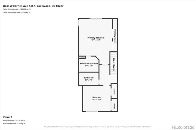 8743 W Cornell Avenue #1 Denver, CO 80227