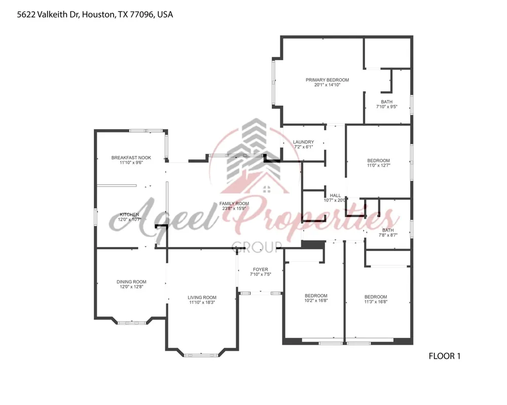 5622 Valkeith Drive Houston, TX 77096