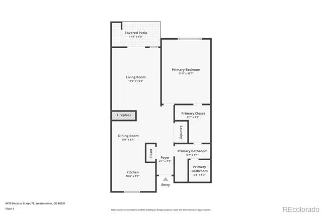 8470 Decatur Street #79 Westminster, CO 80031