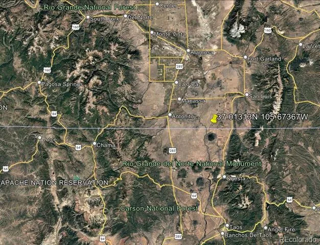 47 acres Costilla Creek Ranches Jaroso, CO 81138
