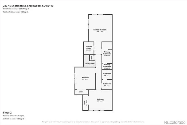 2837 S Sherman Street Englewood, CO 80113