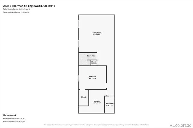 2837 S Sherman Street Englewood, CO 80113