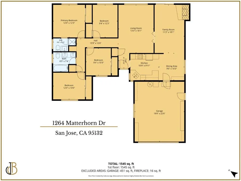 1264 Matterhorn Drive San Jose, CA 95132