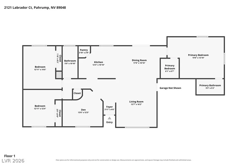 2121 W Labrador Court Pahrump, NV 89048