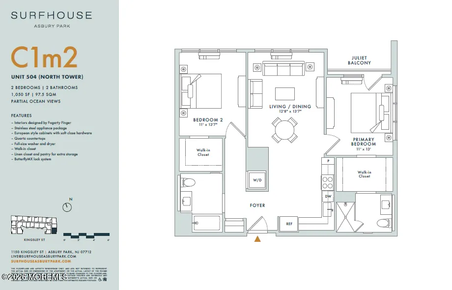 1150 Kingsley Street #504 Asbury Park, NJ 07712