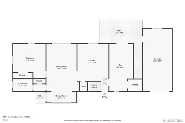 26274 Cornelius Street Conifer, CO 80433
