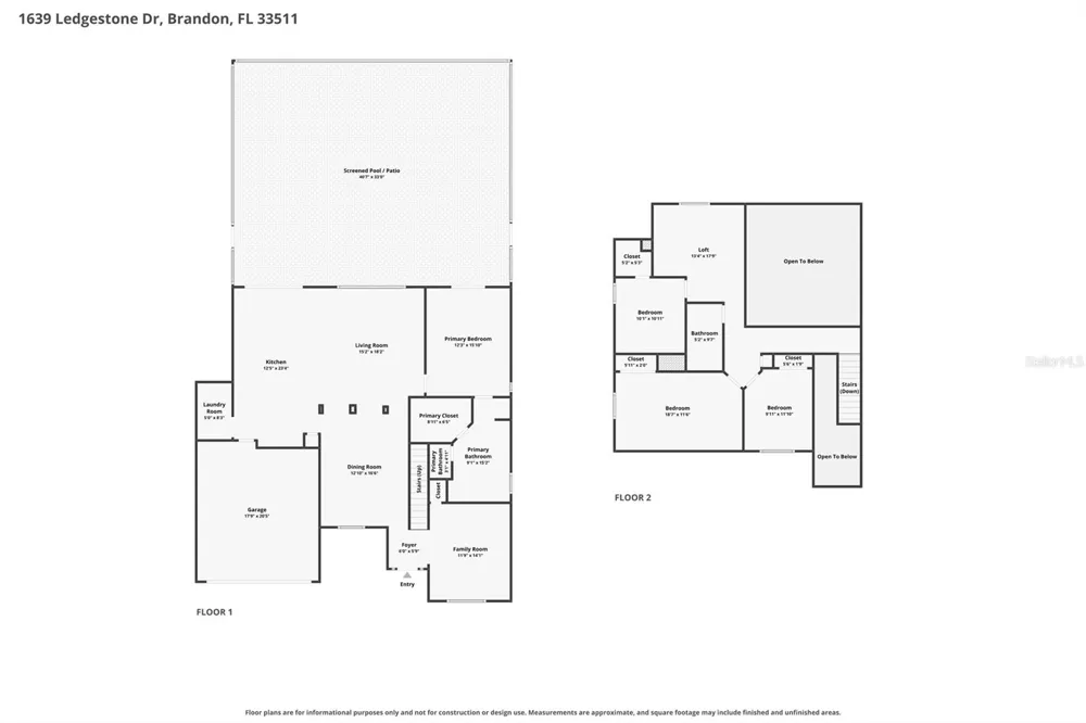 1639 LEDGESTONE DRIVE Brandon, FL 33511
