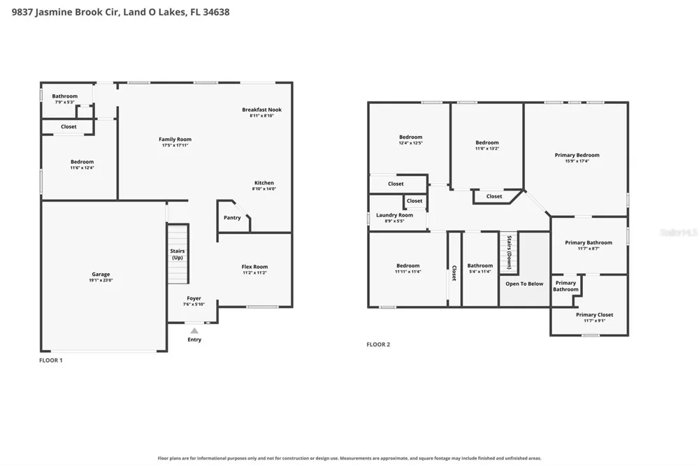 9837 JASMINE BROOK CIRCLE Land O Lakes, FL 34638