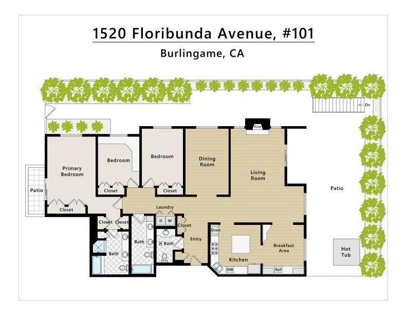 1520 Floribunda Avenue #101 Burlingame, CA 94010