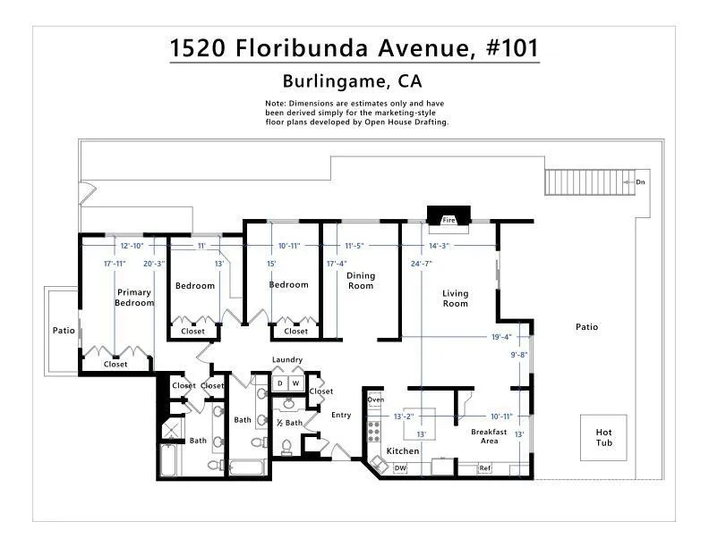 1520 Floribunda Avenue #101 Burlingame, CA 94010