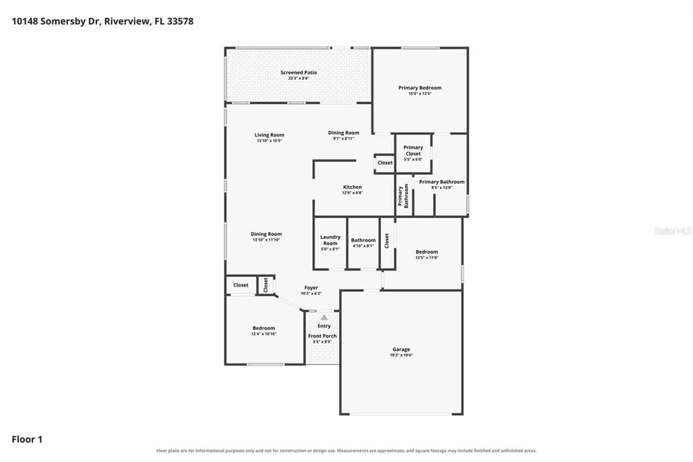 10148 SOMERSBY DRIVE Riverview, FL 33578