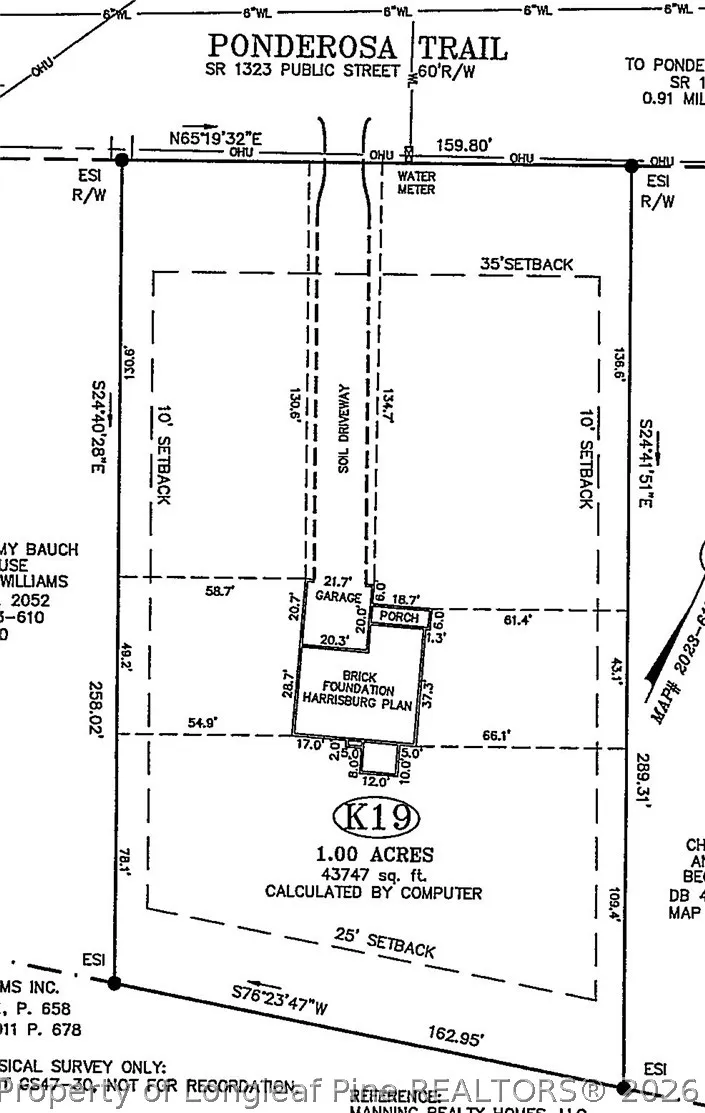 921 PONDEROSA TRAIL Cameron, NC 28326
