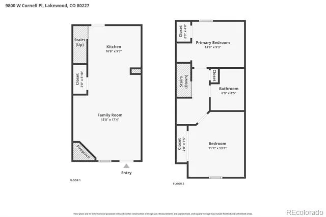9800 W Cornell Place Lakewood, CO 80227
