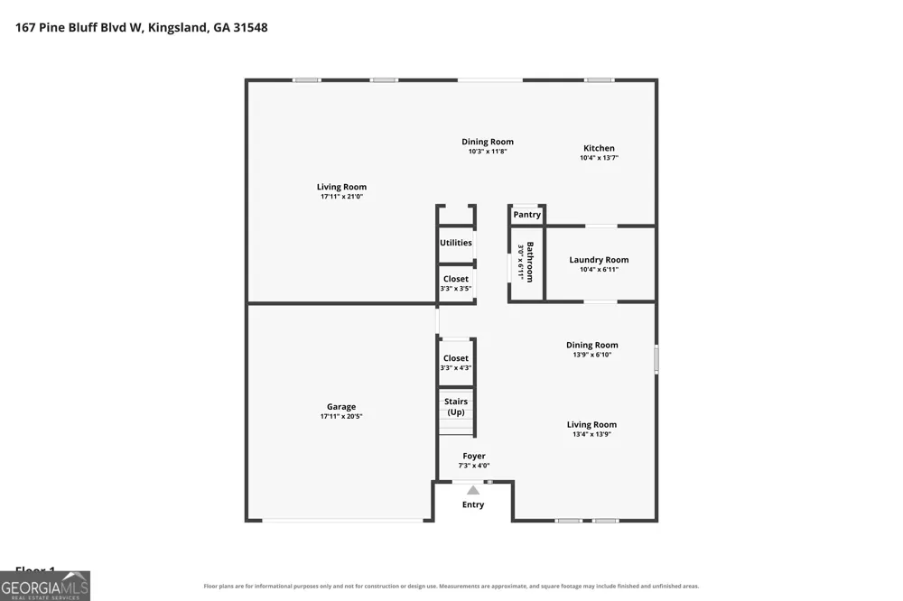 167 Pine Bluff BLVD W Kingsland, GA 31548