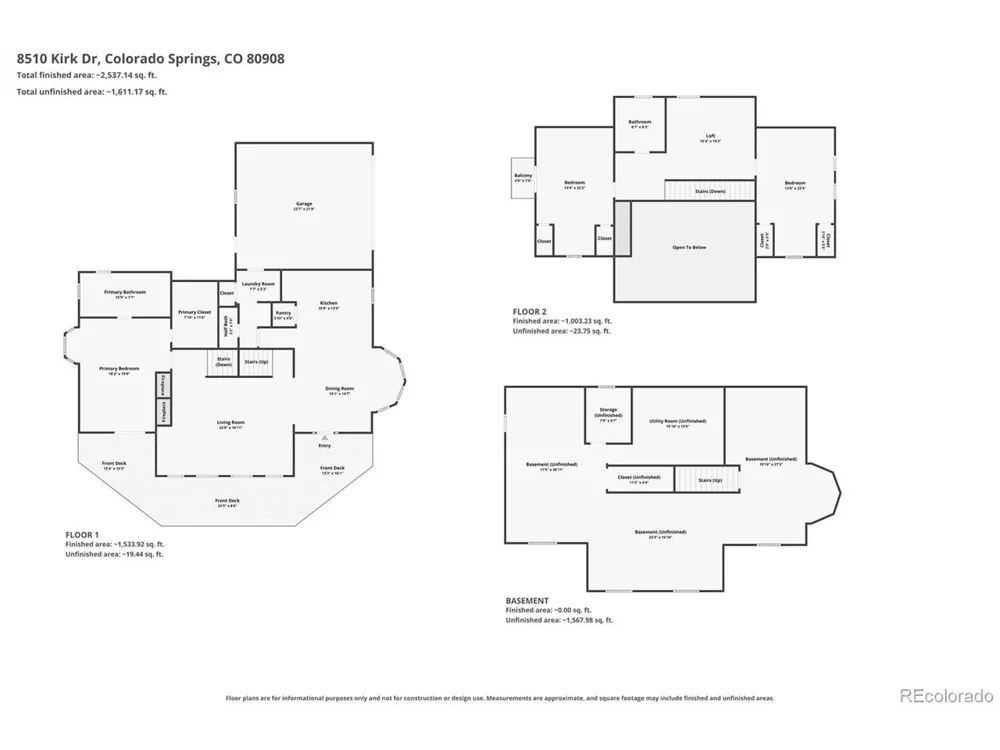 8510 Kirk Drive Colorado Springs, CO 80908
