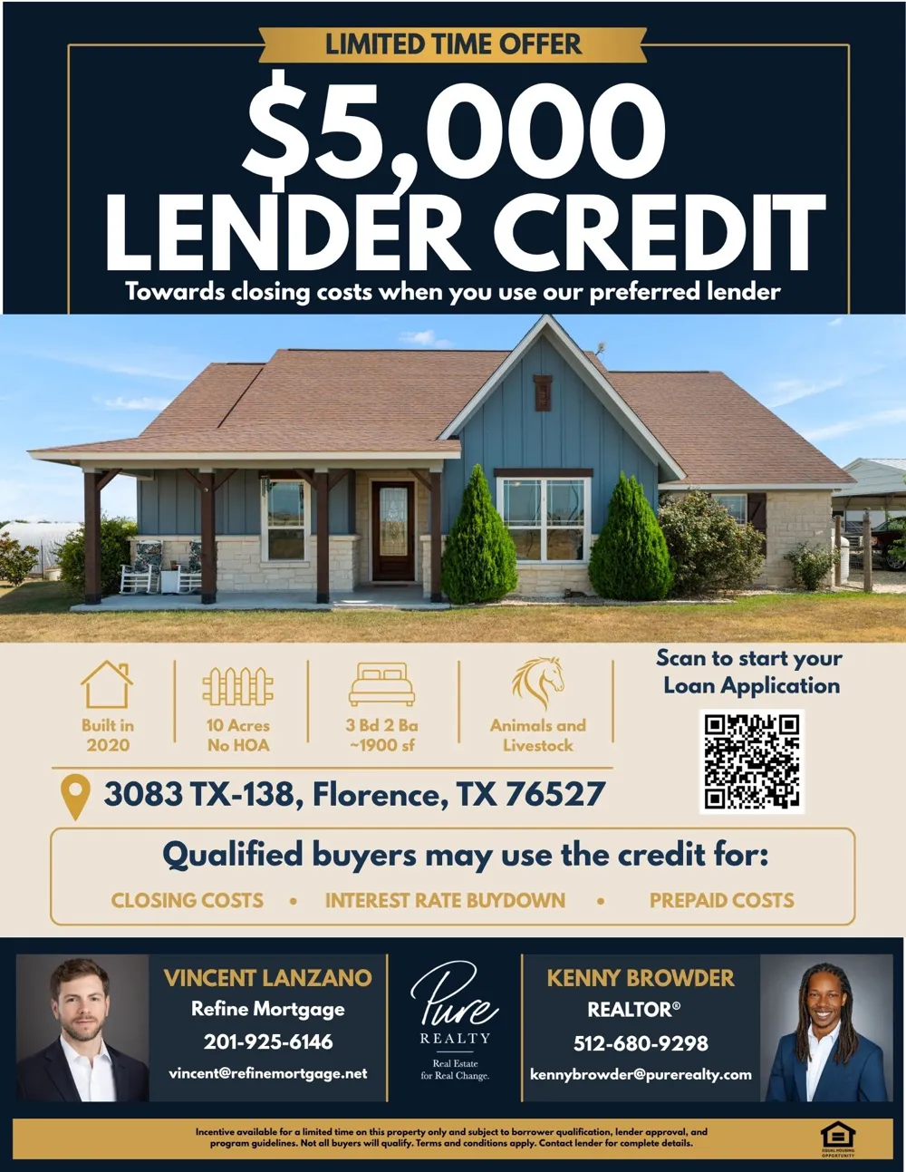3083 HWY 138 Florence, TX 76527