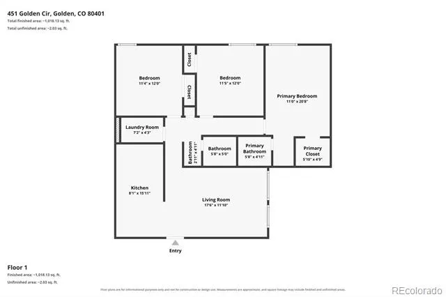 451 Golden Circle #101 Golden, CO 80401