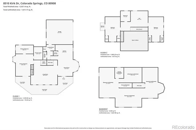 8510 Kirk Drive Colorado Springs, CO 80908