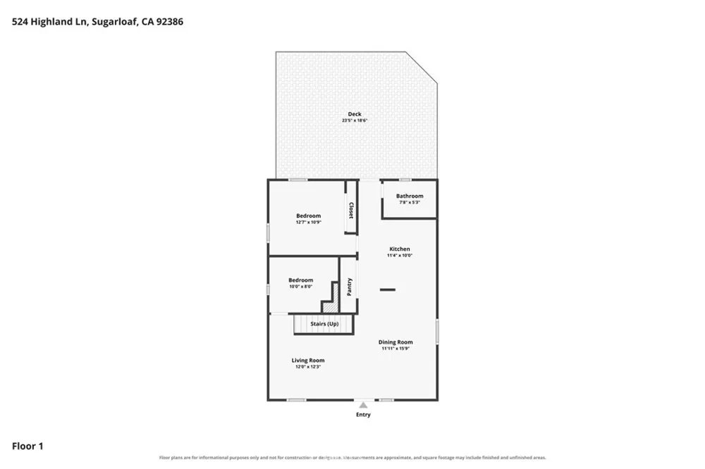 524 Highland Sugarloaf, CA 92386