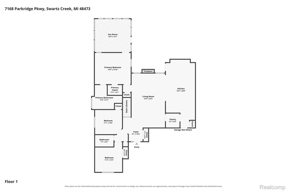 7168 Parkridge Parkway Swartz Creek City, MI 48473