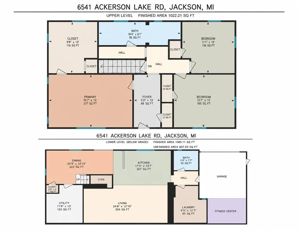6541 Ackerson Lake Road Jackson, MI 49201