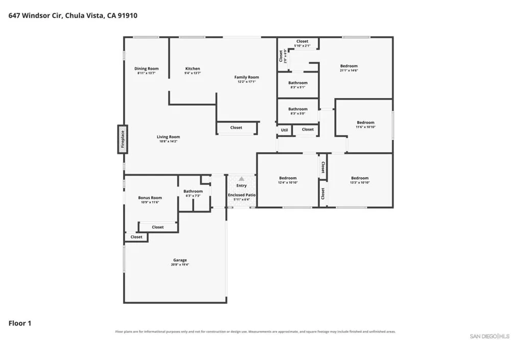 647 Windsor Circle Chula Vista, CA 91910