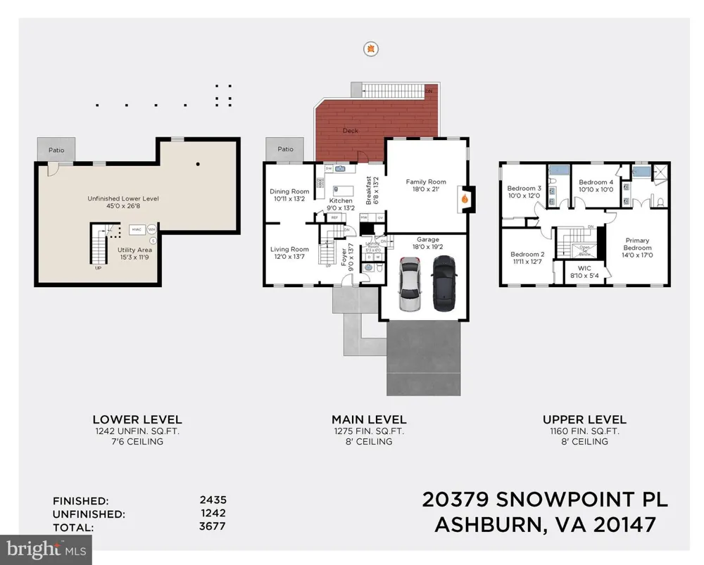 20379 SNOWPOINT PLACE Ashburn, VA 20147