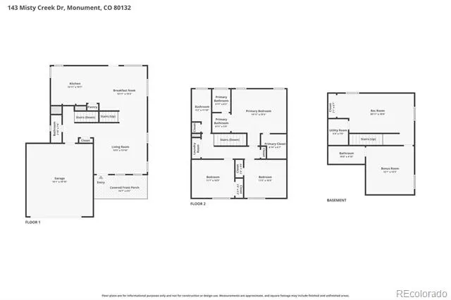 143 Misty Creek Drive Monument, CO 80132