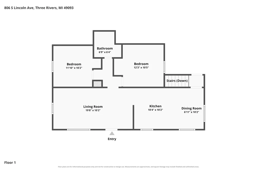 806 S Lincoln Avenue Three Rivers, MI 49093
