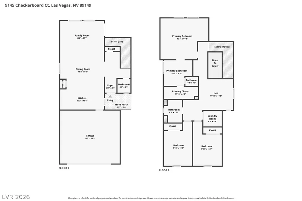 9145 Checkerboard Court Las Vegas, NV 89149