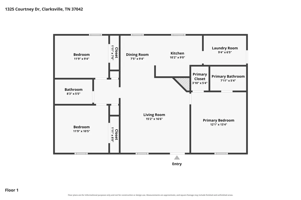 1325 Courtney Dr Clarksville, TN 37042