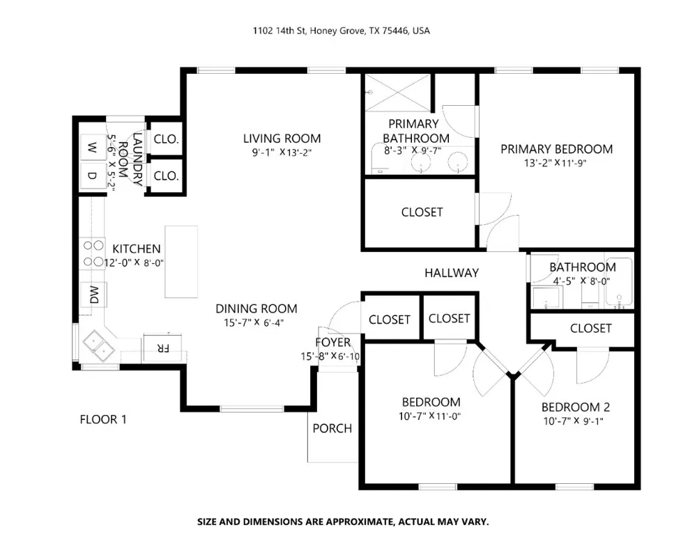 1102 14th Street Honey Grove, TX 75446