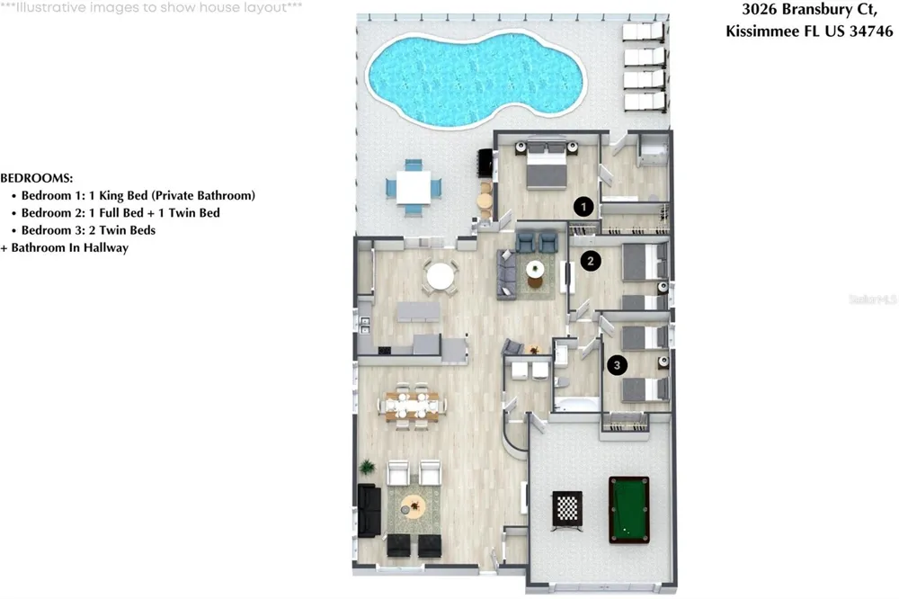 3026 BRANSBURY COURT Kissimmee, FL 34747
