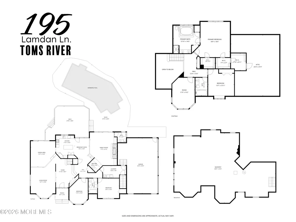 195 Lamdan Lane Toms River, NJ 08753