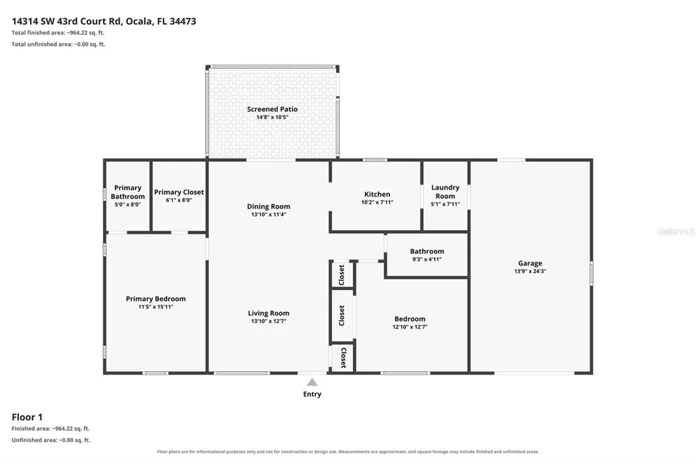 14314 SW 43RD COURT ROAD ocala, FL 34473