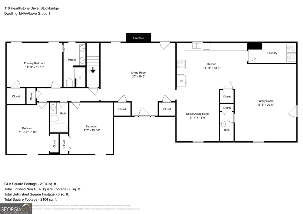 110 HEARTHSTONE DR Stockbridge, GA 30281