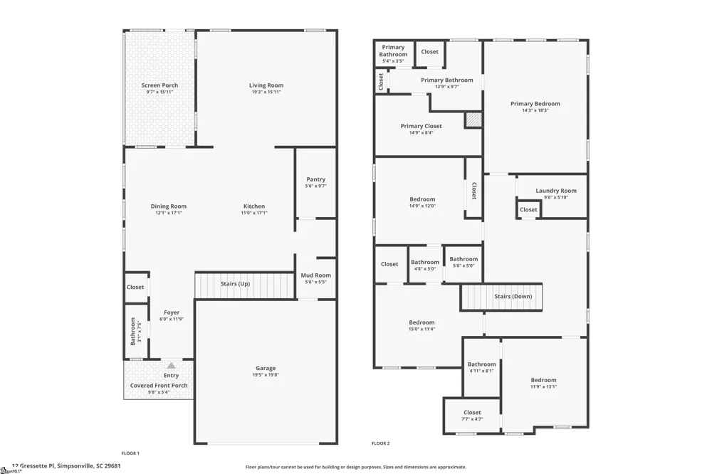 12 Gressette Place Simpsonville, SC 29681