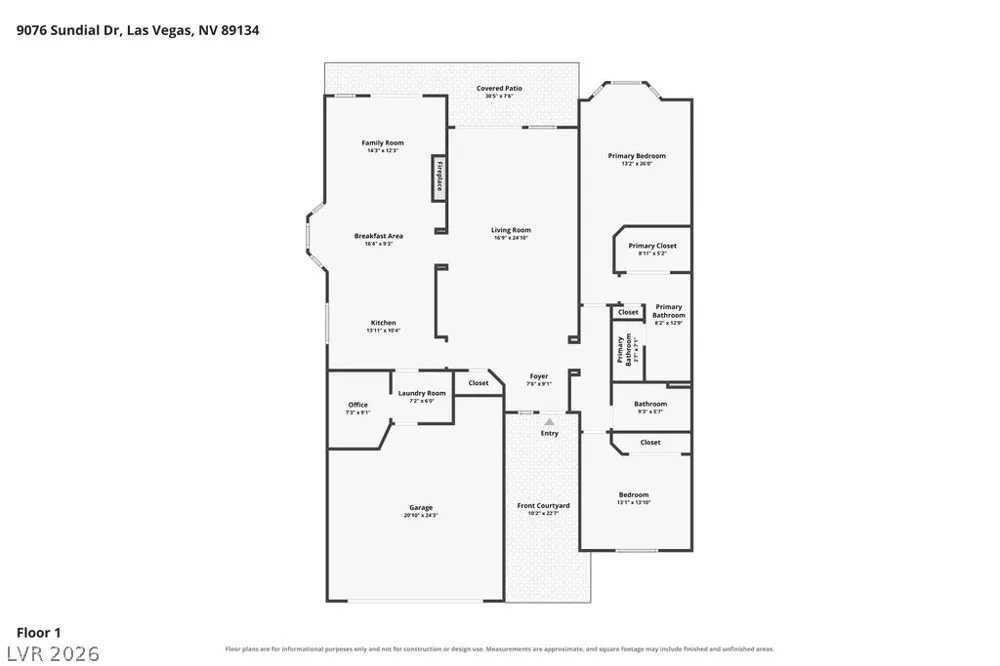 9076 Sundial Drive Las Vegas, NV 89134