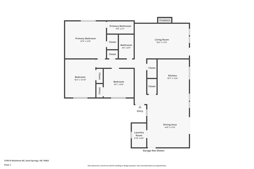 3199 Mistletoe Road Sand Springs, OK 74063