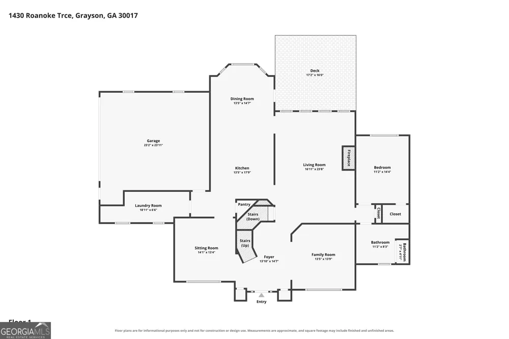 1430 Roanoke TRCE Grayson, GA 30017
