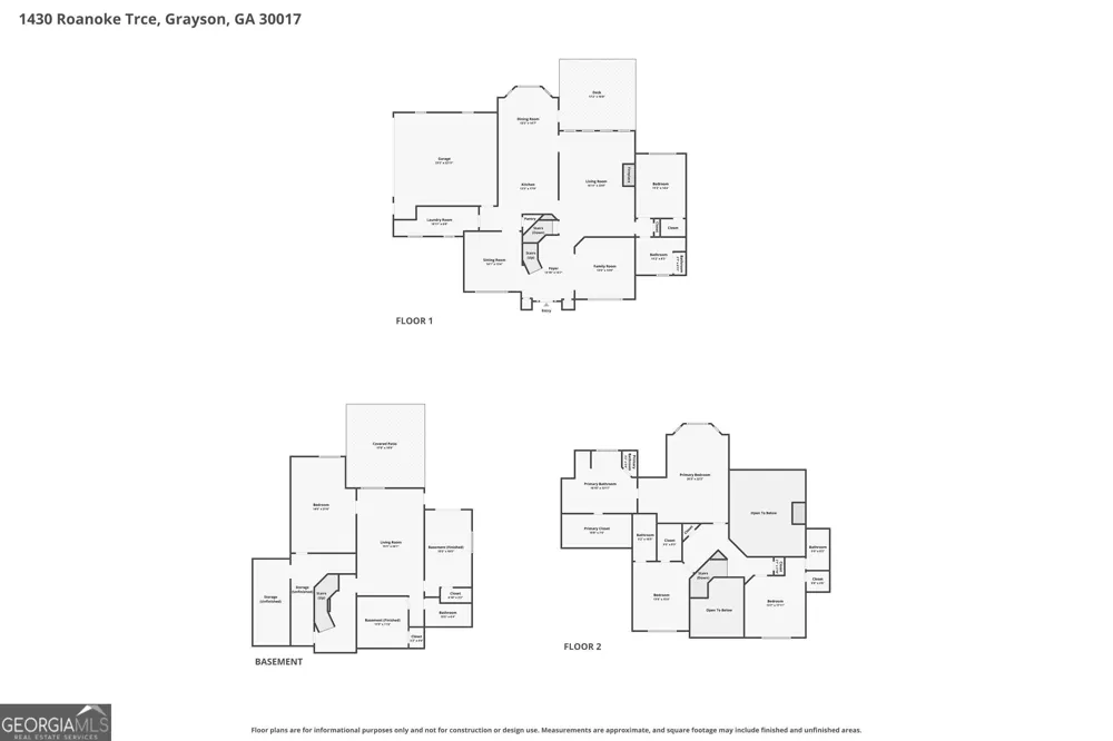 1430 Roanoke TRCE Grayson, GA 30017