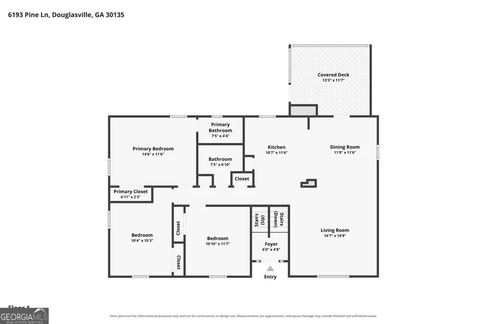 6193 Pine LN Douglasville, GA 30135