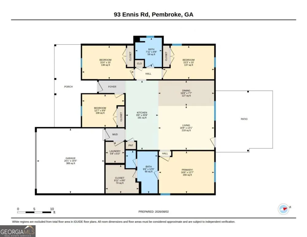 93 Ennis RD Pembroke, GA 31321