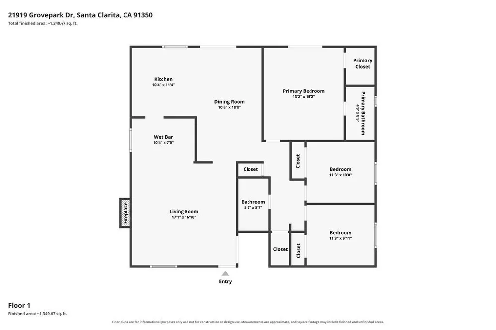 21919 Grovepark Saugus, CA 91350