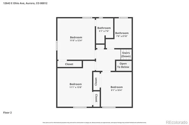 12643 E Ohio Avenue Aurora, CO 80012
