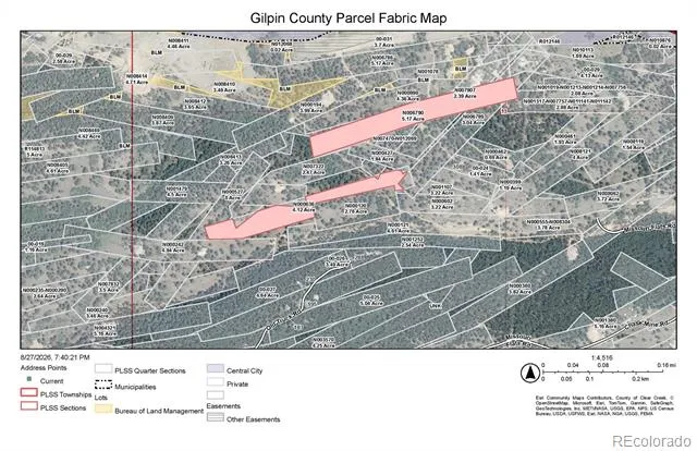 01 Golconda Mine Road Central City, CO 80427